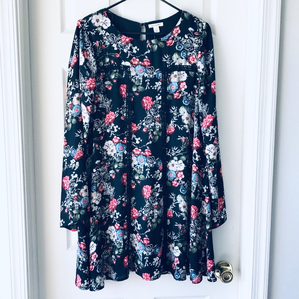 Black Floral Dress
